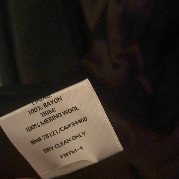 Eileen Fisher women’s wool blend open jacket - military style - small - gray - Picture 4 of 8